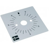 S6H; Scale for mechanical timer; Application: MI2R; FAUCIGNY INSTRUMENTS