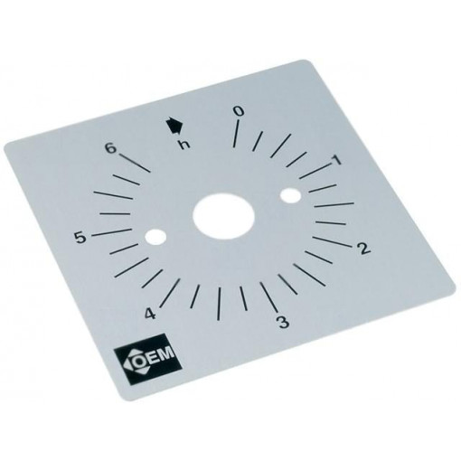 S6H; Scale for mechanical timer; Application: MI2R; FAUCIGNY INSTRUMENTS S6H; Scale for mechanical timer; Application: MI2R; FAUCIGNY INSTRUMENTS