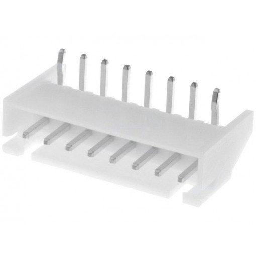 S8B-XH-A-1; Wire-board; socket; male; XH; 2.5mm; PIN: 8; THT; 250V; 3A; -25÷85°C; JST