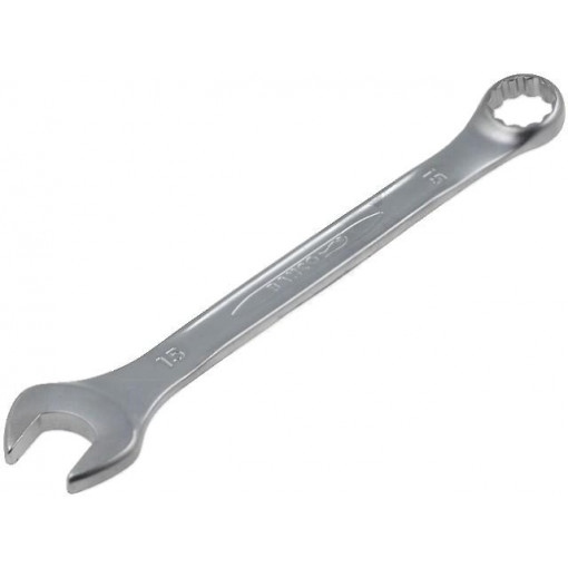 111M-15; Key; combination spanner; 15mm; Overall len: 185mm; steel; BAHCO 111M-15; Key; combination spanner; 15mm; Overall len: 185mm; steel; BAHCO