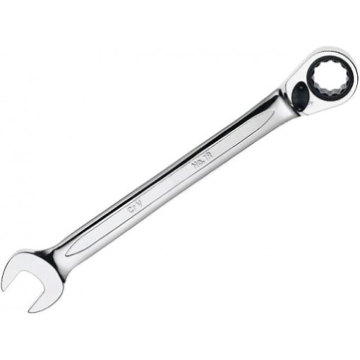 1RM-7; Key; combination spanner,with ratchet; 7mm; Overall len: 140mm; BAHCO