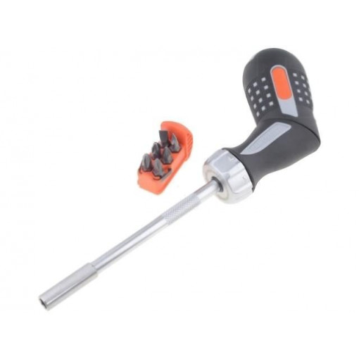 808050P; Kit: screwdriver bits; 6pcs; Phillips,Pozidriv,flat; 255mm; BAHCO