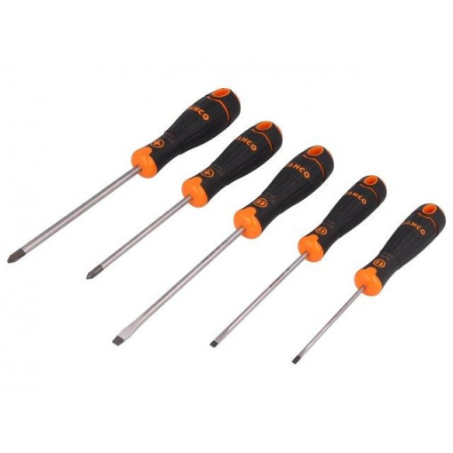 B219.005; Kit: screwdrivers; Phillips,slot; BAHCO