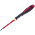 BE-8010S; Screwdriver; insulated; slot; 2,5x0,4mm; Blade length: 75mm; 1kVAC; BAHCO