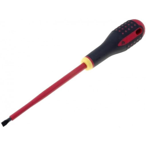 BE-8255S; Screwdriver; insulated; slot; 6,5x1,2mm; Blade length: 150mm; BAHCO