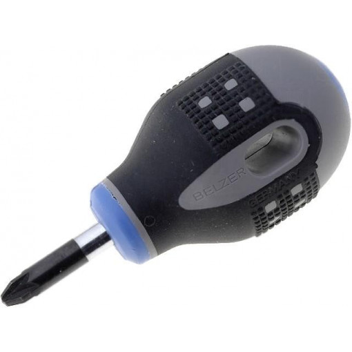 BE-8802; Screwdriver; Pozidriv®; PZ2; Blade length: 25mm; Overall len: 83mm; BAHCO