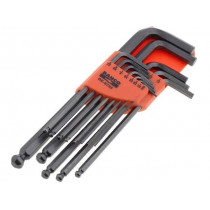 BE-9785; Key set; inch,hexagon keys; Chrom-vanadium steel; BAHCO