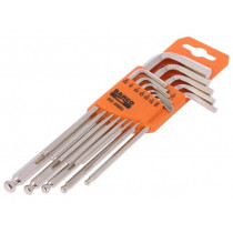 BE-9880; Key set; inch,hexagon keys; BAHCO