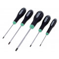 BE-9885; Kit: screwdrivers; Pcs: 5; Torx; Kind of handle: Ergo; BAHCO