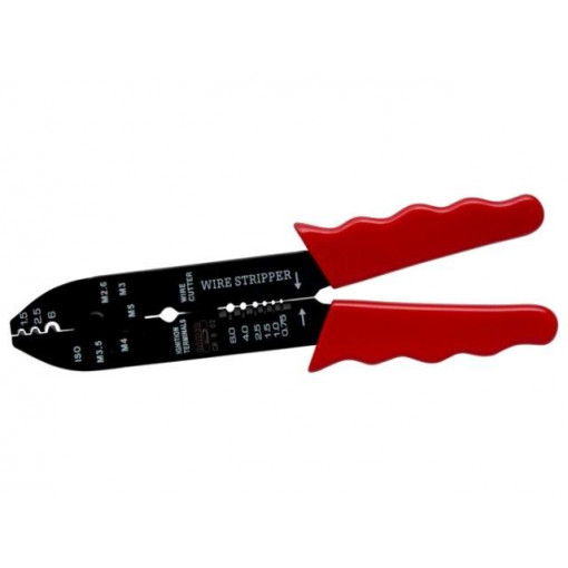 CR B 02; Tool: multifunction wire stripper and crimp tool; Wire: round; BAHCO