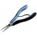 RX 7891; Pliers; half-rounded nose,elongated; ESD; B: 32mm; C: 9mm; D: 6mm; LINDSTROM