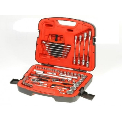 S910; Key set; Chrom-vanadium steel; Pcs: 91; Mounting: 1/2