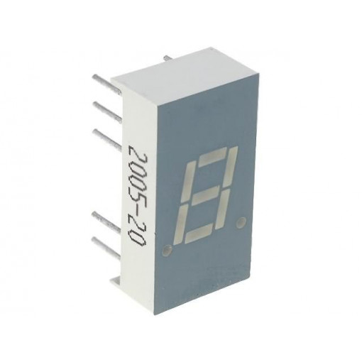 SA03-11EWA; Display: LED; 7-segment; 7.62mm; 0.3