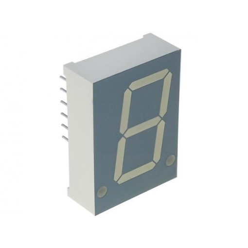 SA08-11EWA; Display: LED; 7-segment; 20.32mm; 0.8