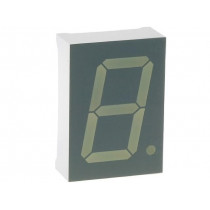 SA10-21CGKWA; Display: LED; 7-segment; 25.4mm; 1