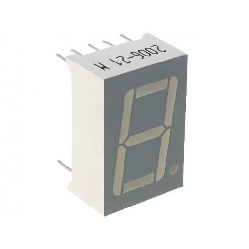 SA56-11EWA; Display: LED; 7-segment; 14.22mm; 0.56