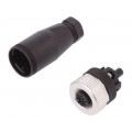 SACC-M12FS-5CON-PG 7-M 1662968; Plug; circular; PIN: 5; female; A code-DeviceNet / CANopen; IP67; PHOENIX CONTACT SACC-M12FS-5CON-PG 7-M 1662968; Plug; circular; PIN: 5; female; A code-DeviceNet / CANopen; IP67; PHOENIX CONTACT