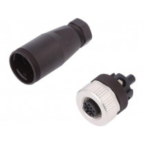 SACC-M12FS-5CON-PG 7-M 1662968; Plug; circular; PIN: 5; female; A code-DeviceNet / CANopen; IP67; PHOENIX CONTACT