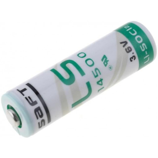 LS 14500; Battery: lithium; 3.6V; AA; Ø14.5x50mm; 2600mAh; non-rechargeable; SAFT LS 14500; Battery: lithium; 3.6V; AA; Ø14.5x50mm; 2600mAh; non-rechargeable; SAFT