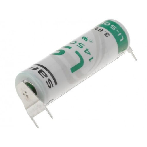 LS 14500PF; Battery: lithium; 3.6V; AA; 3pin,positive pole: 2pin; Ø14.5x50mm; SAFT LS 14500PF; Battery: lithium; 3.6V; AA; 3pin,positive pole: 2pin; Ø14.5x50mm; SAFT