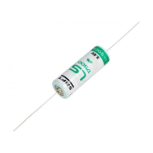 LS17500 CNA; Battery: lithium; 3.6V; A,R23; axial; Ø17x50mm; 3600mAh; SAFT LS17500 CNA; Battery: lithium; 3.6V; A,R23; axial; Ø17x50mm; 3600mAh; SAFT