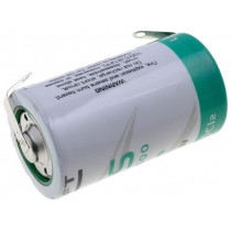 LS 33600CNR; Battery: lithium; 3.6V; D; soldering lugs; Ø33.5x61.5mm; 17000mAh; SAFT