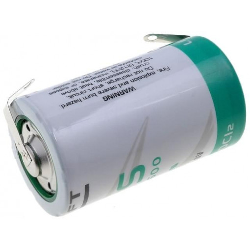 LS 33600CNR; Battery: lithium; 3.6V; D; soldering lugs; Ø33.5x61.5mm; 17000mAh; SAFT