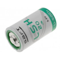 LS H20; Battery: lithium; 3.6V; D; Ø33.5x61.5mm; 13000mAh; SAFT LS H20; Battery: lithium; 3.6V; D; Ø33.5x61.5mm; 13000mAh; SAFT
