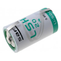 LS H20CNR; Battery: lithium; 3.6V; D; soldering lugs; Ø33.5x61.5mm; 13000mAh; SAFT LS H20CNR; Battery: lithium; 3.6V; D; soldering lugs; Ø33.5x61.5mm; 13000mAh; SAFT