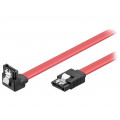 93116; Cable: SATA; SATA L-Type plug,SATA L-Type angled plug; 0.5m; Goobay
