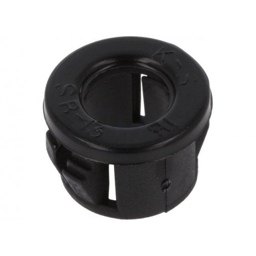 SB-13; Grommet; Ømount.hole: 12.7mm; Øhole: 8mm; black; KSS WIRING