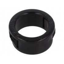 SB-22; Grommet; Ømount.hole: 22.2mm; Øhole: 17.5mm; black; KSS WIRING