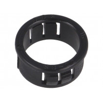 SB-22M; Grommet; Ømount.hole: 22.2mm; Øhole: 18.9mm; black; KSS WIRING