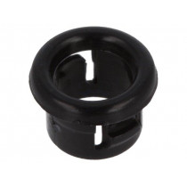 SB-7S; Grommet; Ømount.hole: 7.1mm; Øhole: 5.8mm; black; KSS WIRING