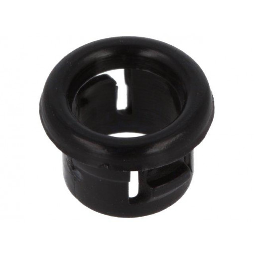 SB-7S; Grommet; Ømount.hole: 7.1mm; Øhole: 5.8mm; black; KSS WIRING