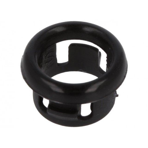SB-8S; Grommet; Ømount.hole: 7.9mm; Øhole: 6.8mm; black; KSS WIRING