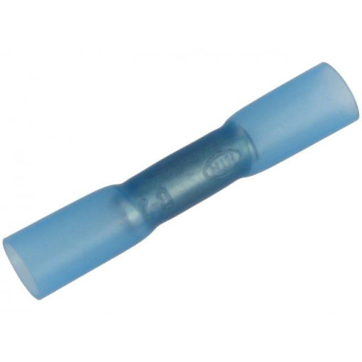 SB 1614; Butt splice; in heat-shrinkable insulation; brass; 2mm2; tinned; NICHIFU