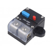 ; Fuse: automatic; automotive; 200A; black; 12÷48VDC; 52x70x42mm; 4CARMEDIA