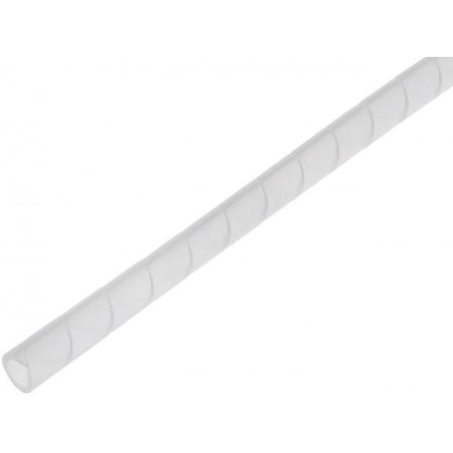 161-41100; Spiral wrapping; ØBundle : 5÷20mm; polyetylene; natural; Ø: 4mm; HELLERMANNTYTON 161-41100; Spiral wrapping; ØBundle : 5÷20mm; polyetylene; natural; Ø: 4mm; HELLERMANNTYTON