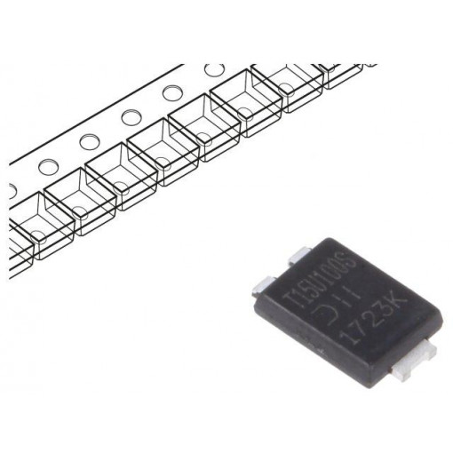 SBRT15U100SP5-7; Diode: switching; SMD; 100V; 15A; Package: reel,tape; PowerDI®5; DIODES INCORPORATED