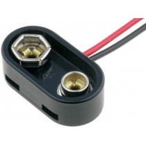 SBS-ER; 6F22 connector; Leads: cables; Size: 6F22,6LR61; Batt.no: 1; 150mm; COMF