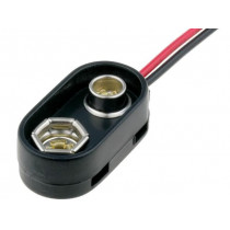 SBS-IR-1; 6F22 connector; Leads: cables; Size: 6F22,6LR61; Batt.no: 1; 150mm; COMF SBS-IR-1; 6F22 connector; Leads: cables; Size: 6F22,6LR61; Batt.no: 1; 150mm; COMF