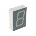 SC08-11EWA; Display: LED; 7-segment; 20.32mm; 0.8