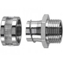 166-30300; Straight terminal connector; ØBraid : 10mm; brass; HelaGuard SC; HELLERMANNTYTON