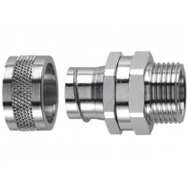 166-30401; Straight terminal connector; ØBraid : 12mm; brass; HelaGuard SC; HELLERMANNTYTON