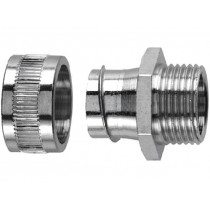 166-30304; Straight terminal connector; ØBraid : 20mm; brass; HelaGuard SC; HELLERMANNTYTON