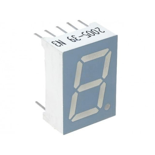 SC52-11GWA; Display: LED; 7-segment; 13.2mm; 0.52