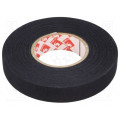 003-15/25; Tape: fixing; W: 15mm; L: 25m; Thk: 0.25mm; rubber; black; SCAPA