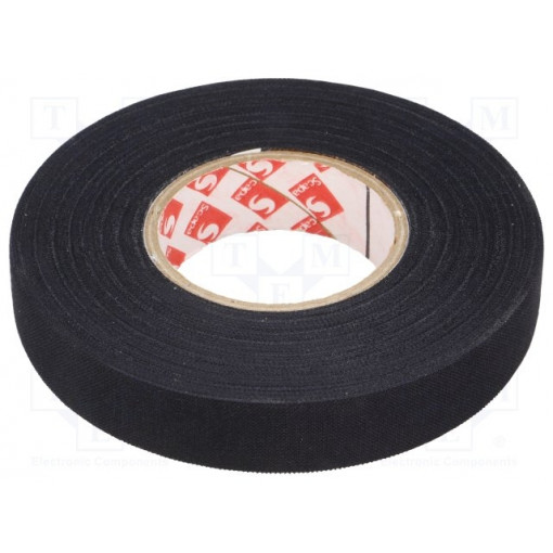 003-15/25; Tape: fixing; W: 15mm; L: 25m; Thk: 0.25mm; rubber; black; SCAPA 003-15/25; Tape: fixing; W: 15mm; L: 25m; Thk: 0.25mm; rubber; black; SCAPA