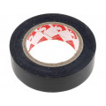 SCAPA-2702-15X10; Tape: electrical insulating; W: 15mm; L: 10m; Thk: 0.13mm; black; SCAPA